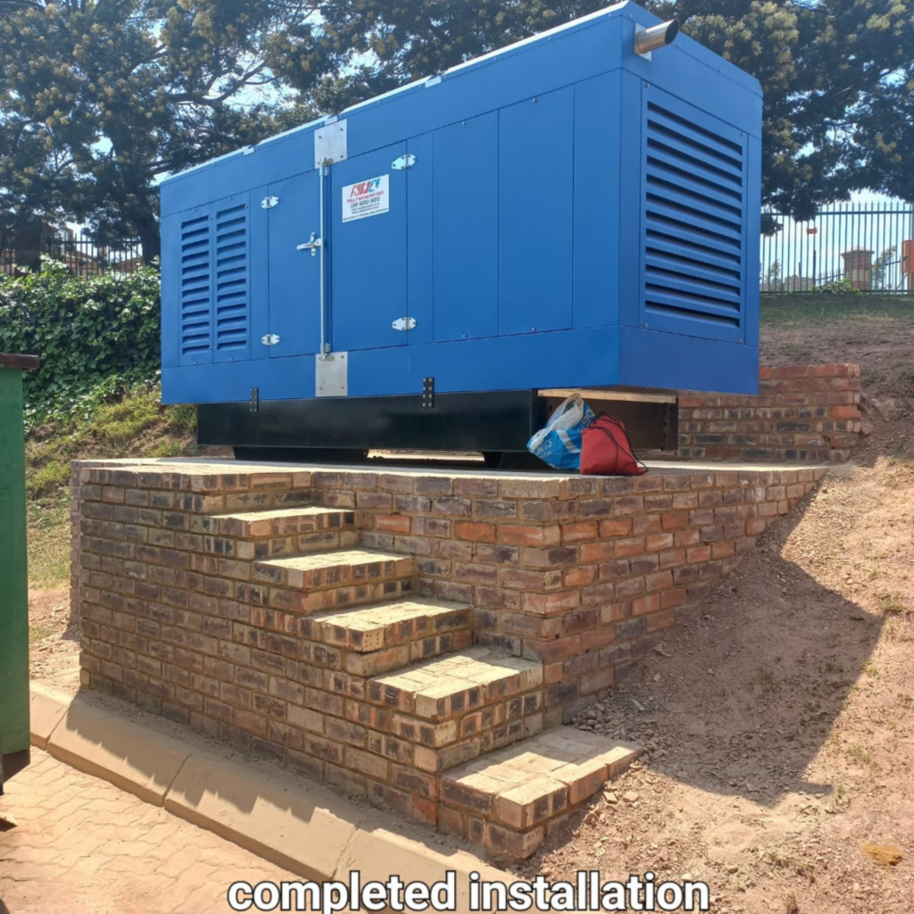 Completed DuoAir generator installation