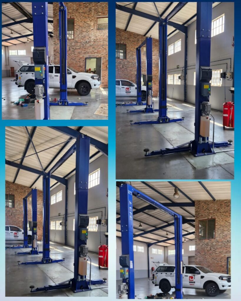 Workshop lift installation
